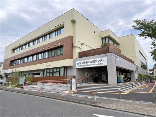 足立区立やよい図書館 1000ｍ