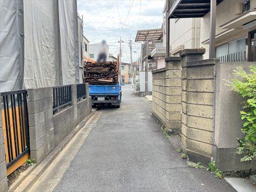 前面道路（物件：右手）