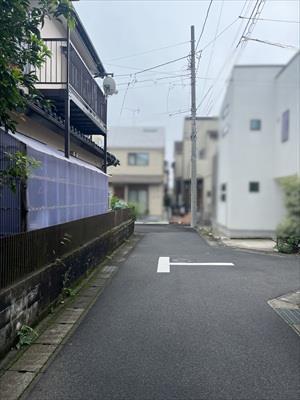西側道路
