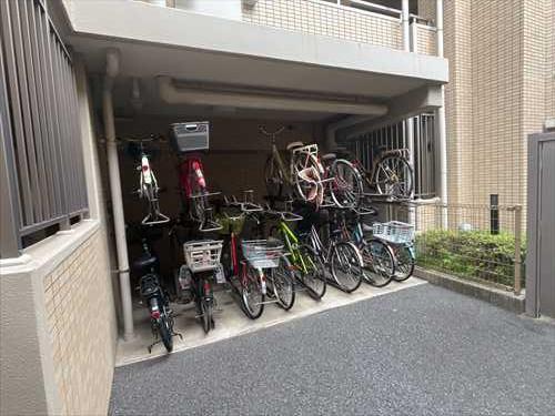 駐輪場(2026年6月撮影)