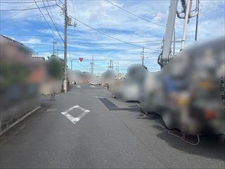 北側前面道路(2026年9月撮影)