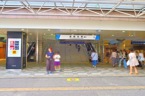 東武伊勢崎大師線 新越谷駅まで徒歩20分