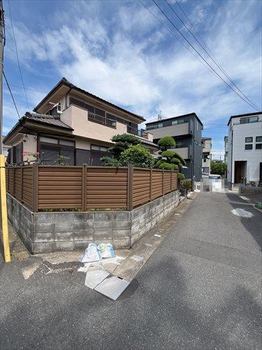 南東側前面道路