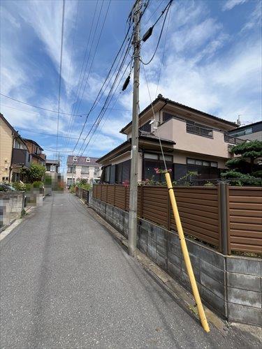 南西側前面道路