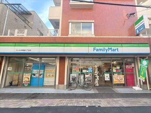 ファミリーマート‐160m