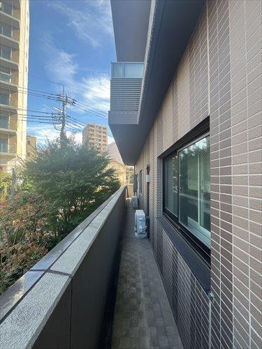 北東側バルコニー