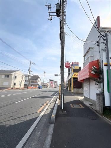 前面道路（北東側）‐2026年2月撮影