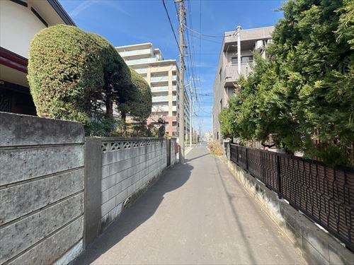 前面道路を含む現地