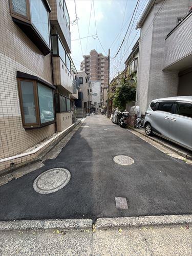 前面道路(2026年3月撮影) 前面道路(2026年3月撮影)