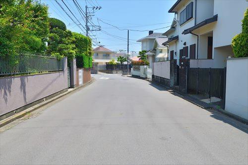 現地含む前面道路