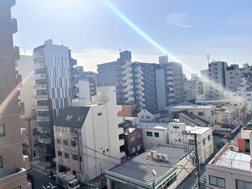 南東側バルコニーからの眺望