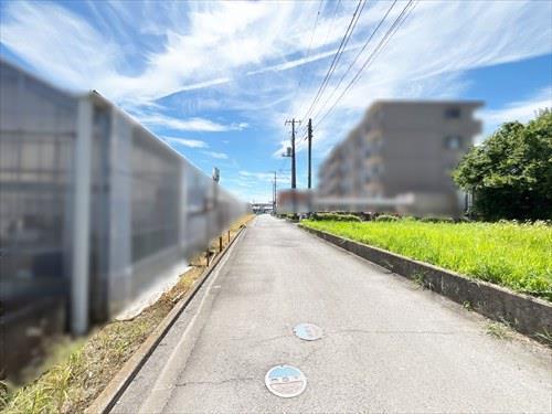 南東側前面道路（2026年8月撮影）