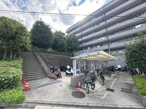 駐輪場（2026年9月撮影）