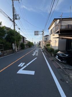 前面道路