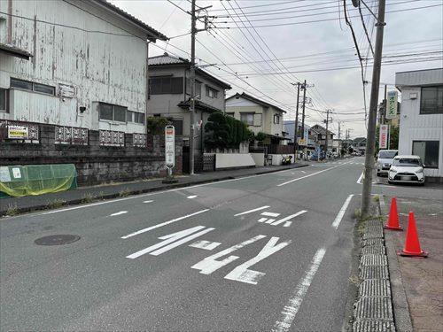 前面道路の様子