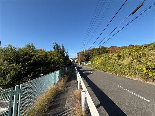 対象不動産の裏側の様子