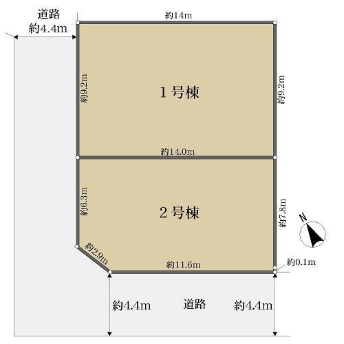 区画図　※実測図ではございません