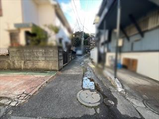 現地前面道路（R8年1月撮影）