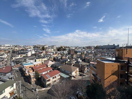 ルーフバルコニーからの景色