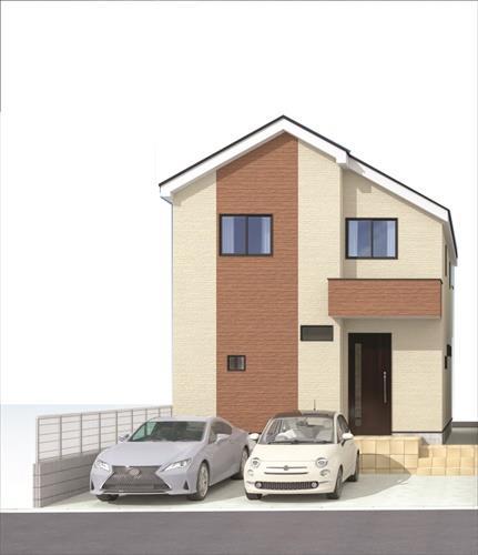 完成予想図　※車は販売価格含まず