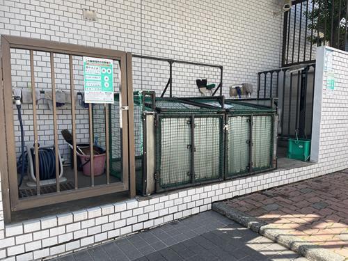 マンション敷地内ゴミ置場
