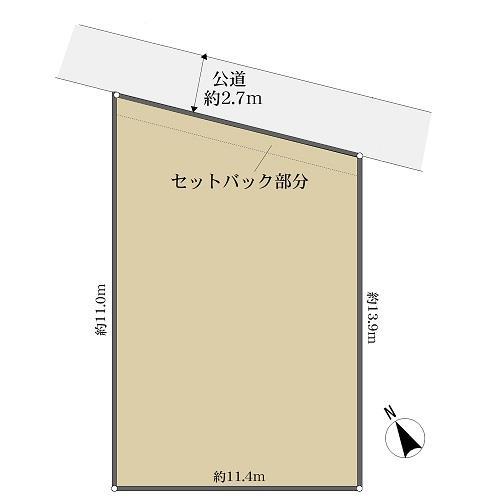 区画図※実測図ではありません