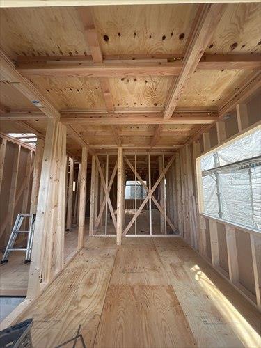 室内写真　建築中　2026年8月撮影
