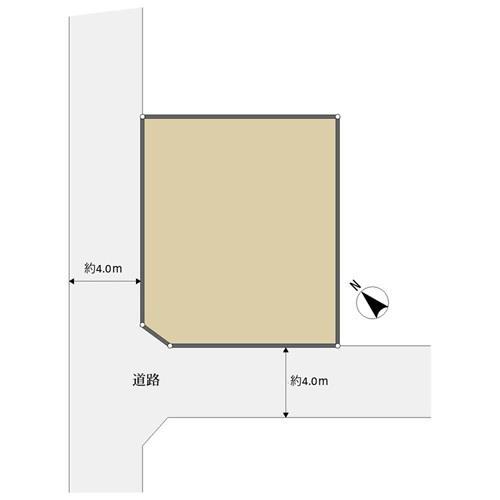 区画図　※実測図ではございません。