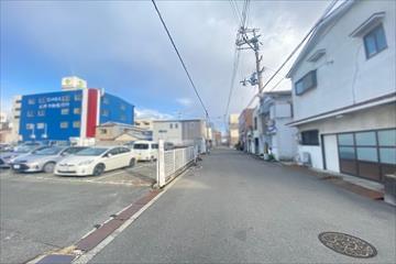 2025.1月撮影　南側道路です。