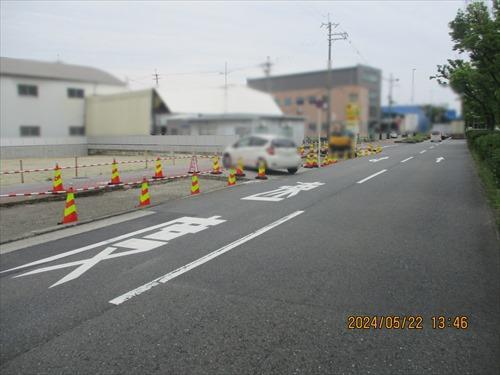 西側道路①