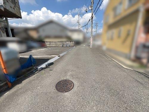 前面道路です。