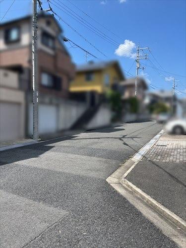 前面道路です。