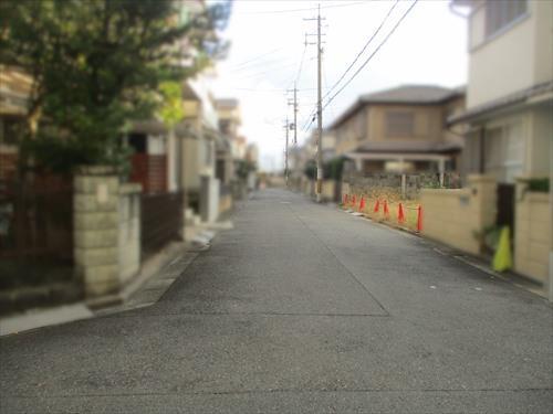 前面道路です。