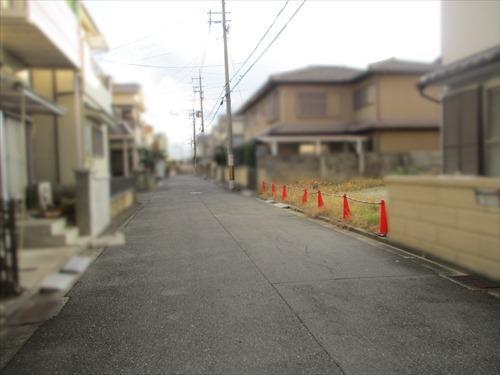 前面道路です。