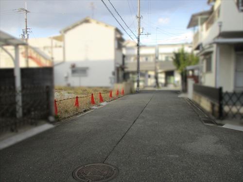 前面道路です。