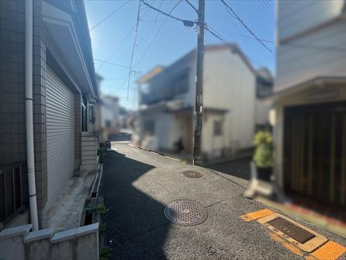 前面道路です。