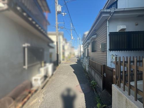 前面道路です。