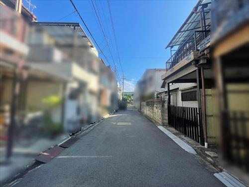 東側前面道路＋現地写真