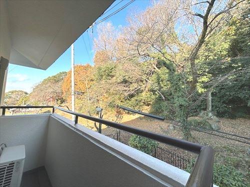 東側バルコニーです。