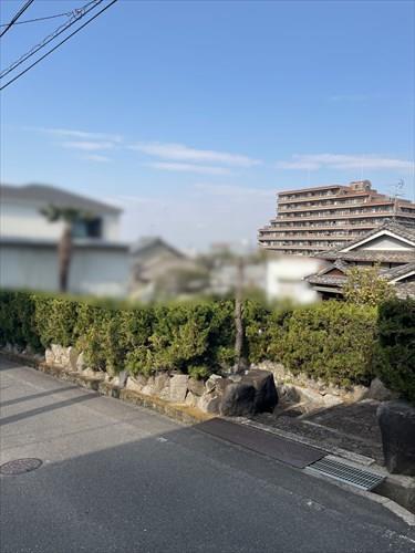 前面道路です。 前面道路です。