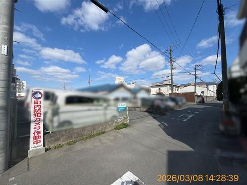 前面道路です。 前面道路です。