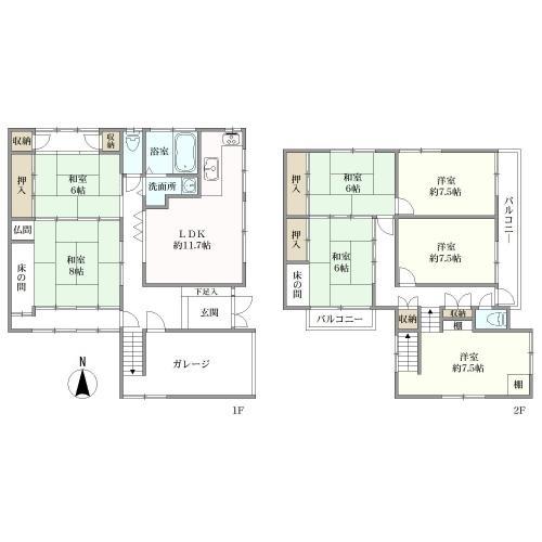間取図です。