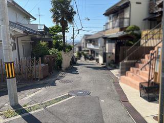 北側道路(2026年5月撮影) 北側道路(2026年5月撮影)