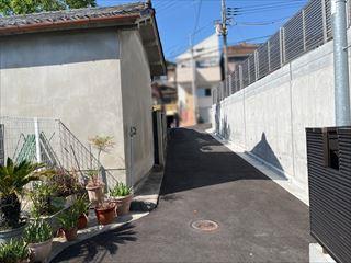 東側道路(2026年5月撮影) 東側道路(2026年5月撮影)