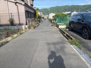 前面道路（2026年5月撮影）