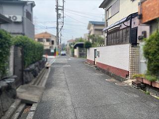 東側道路(2026年6月撮影) 東側道路(2026年6月撮影)