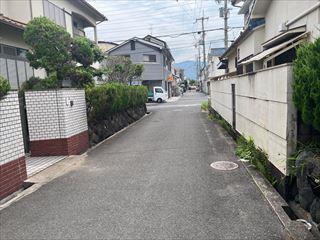 南側道路(2026年5月撮影) 南側道路(2026年5月撮影)