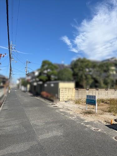 前面道路です。