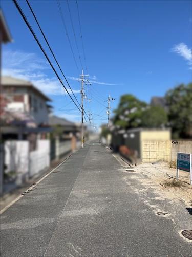 前面道路です。
