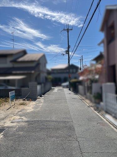 前面道路です。
